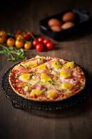 Hawaiian Thin Crust Pizza