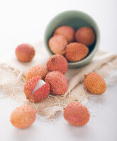 Fresh lychees