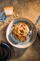 Protein spaghetti carbonara