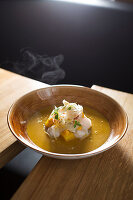 Bouillabaieta with rock fish, fennel and gourmet fish