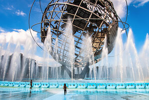 Die Unisphere, Flushing Meadows-Corona Park, Queens, New York City, USA