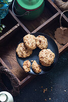 Coconut Oatmeal Cookies with Jaggery