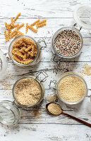 Grains, grain produce and pseudo grains