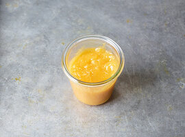 Peach and ginger jam