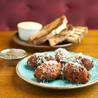 Kartoffelkroketten mit Parmesan