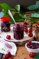 Sour cherry jam