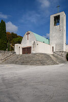 The church of St. Barbara in Rasa, Istria, Croatia
