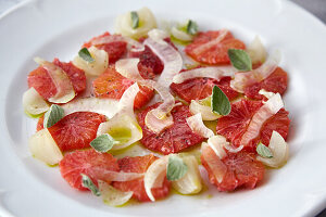 Blutorangen-Carpaccio