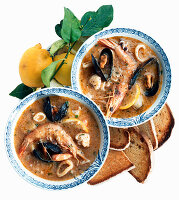 Slovenian seafood soup