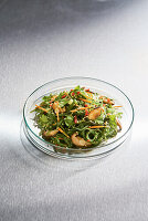 Wakame seaweed salad with shiitake, sesame, and miso ginger dressing