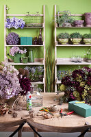 Decorative flower arrangements and DIY flower arrangements