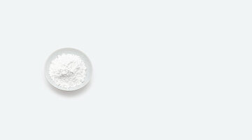 Powdered sugar on a plate