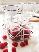 Raspberry smoothies