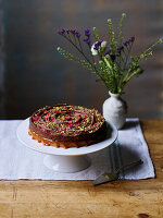 Salted-caramel chocolate pie
