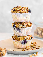 Blueberry granola muffins