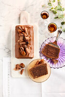 Torta di Castagne - chestnut cake with almonds and grappa (Italy)