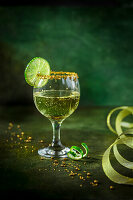 Glass of wine carnival