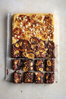 Banoffee swirl 'blowndies'