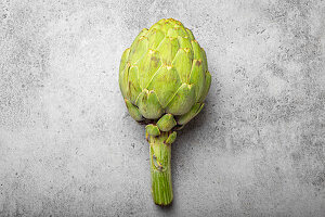 Fresh organic artichoke