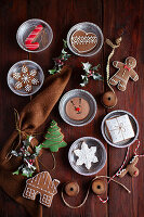 Assorted gingerbread cookies