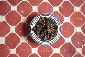 Barberries in a bowl