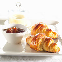 Selbstgemachte Croissants