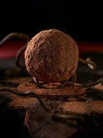 Dark chocolate truffle