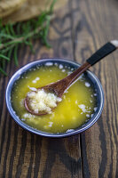 Melted garlic butter