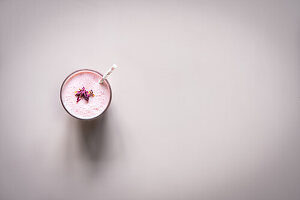 Pink milkshake