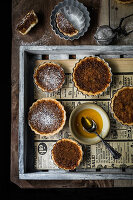 Molasses tartlets with golden syrup