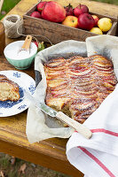 Homemade apple cakes