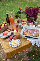 Homemade apple cakes