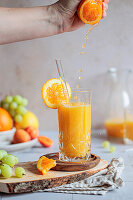 Freshly squeezed orange juice