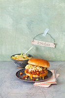 Sloppy Joes with pulses and coleslaw