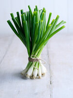 bunch of spring onions