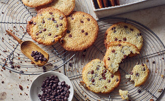 Schokoladenkekse mit Schokotropfen