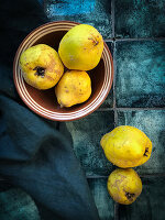 Quinces in a bowl