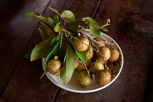 Twig with longan fruit