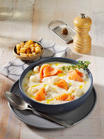  Cauliflower soup with salmon, Stews, Edel 