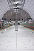 Minato Mirai Line, Motomachi Chukagai Subway Station, Yokohama, Japan