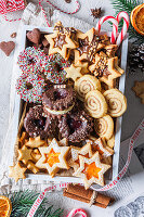 Fünferlei Weihnachtplätzchen