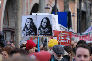France, Demonstration against pension reform, Paris, 11/01/2020, France