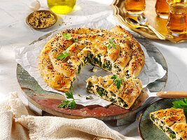 Börek mit Spinat und Feta
