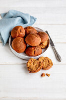 Dinkelbrötchen mit Rote-Bete
