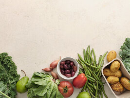 Ingredients for vegetarian dishes