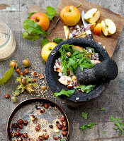 Veganes Apfel-Haselnuss-Pesto