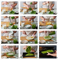 Mooskuchen-Schnitten zubereiten