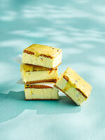 Passionsfrucht-Cheesecake-Sandwiches