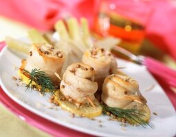 fillet of sole baked with fennel