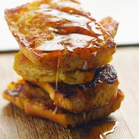 French toast with honey